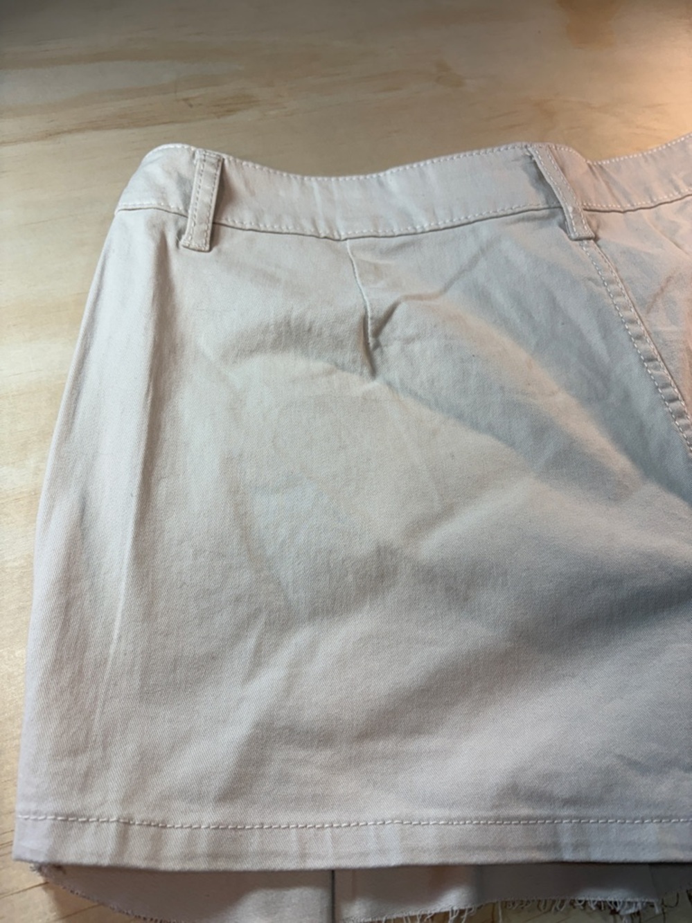 Rewash Pleated Mini Skort Tan Raw Edge Sz 13 NWT - Picture 11 of 12